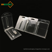 Custom Cheap clamshell packaging clamshell blister with paper card insert
